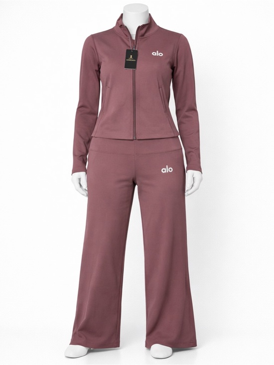 & Other Stories Pants - Mauve Activewear Set (Inspired) – 2 Piece Set